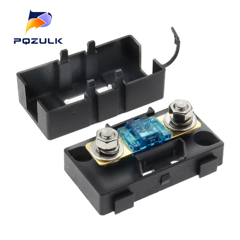 Description Picture 6 of itemANS-H Bolt Type Fuse Holder ANS-8 Safety Plate Base Car Automotive Carrier Fuse Box 20A 50A 70A 80A 100A 150A 175A 200A