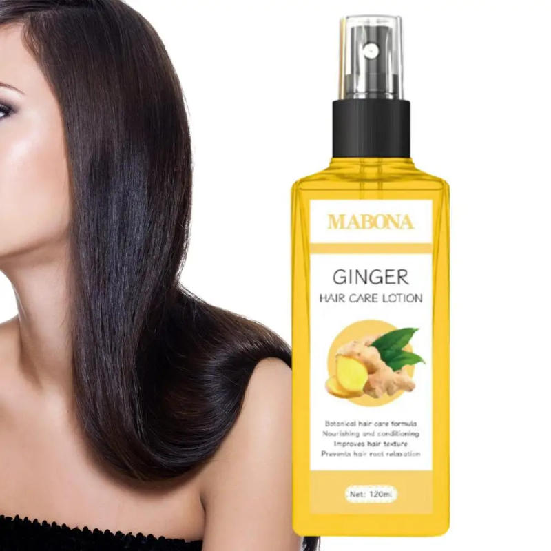 Description Picture 2 of item120ml Ginger Hair Growth Spray Anti Hair Loss Oil Fast Growing Scalp Treatments Repair Damaged Hair Roots Beauty Hair Care