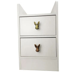 Rabbit Shape Cabinet Door Handle Zinc Alloy Furniture Handle Door Knobs Handles For Children Room Furniture Decor Hardware