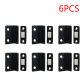 6PCS Black