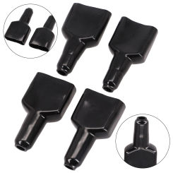 4 PCS Plug Cover Waterproof 50A For Anderson Plug Connector Dustproof Cable Jacket Black  For Caravan Solar Panel Accessories