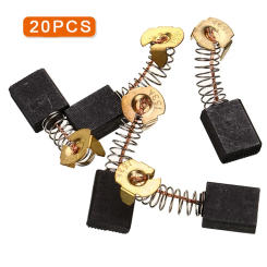 20Pcs Carbon Brushes Angle Grinder Replacement Electric Hammer Drill Graphite Brush 6.5mm*13.5mm*18mm