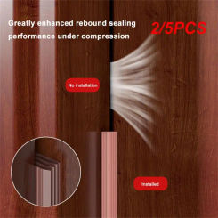 2/5PCS PVC Rubber Glass Door Sealing Strip 6 to 12mm Frameless Bath Shower Screen Seal Gap Window Door Weatherstrip Water