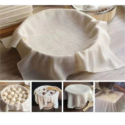 1/3pcs Absorbent Filter Cloth Cheesecloth Strain Reusable Ultra Fine Mesh Unbleached Cotton Tofu MIlk Filter Gauze Steamer Mat
