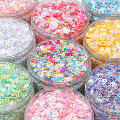 20g/Pack Novelty Mixed Plastic Bead Pieces, Jelly Rhinestones, DIY Sequins Supplies
