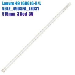 LED Backlight Lamp Strip For Samsung Louvre 49" Un49k5300 UE49K5100 CY-FK049BNEV3H BN95-03721A V6LF_490DKA_LED31 490SFB 490SFA