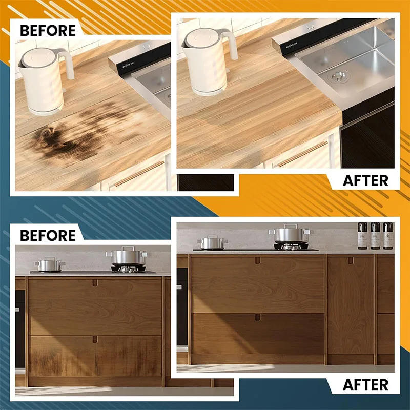 Description Picture 5 of itemWood Grain Skirting PVC Sticker Self-adhesive Removable Decorative Film Wallpaper Suitable For Wall Countertop Kitchen DIY