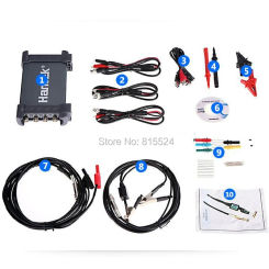 Hantek 6254BE Digital Storage Oscilloscope 4 Channels 250Mhz Bandwidth Automotive Oscilloscopes USB PC Osciloscopio