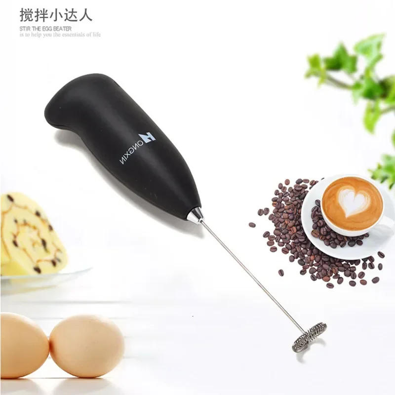 Description Picture 2 of itemMilk Frother Handheld Mini Electric Foamer Coffee Maker Egg Beater for Cappuccino Stirrer Portable Blender Kitchen Whisk Tools