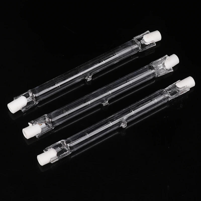 Description Picture 4 of item5Pieces New Glass Tube Halogen Light Bulb 220-240V 500W 500 Watt 118mm R7s Halogen Blub Household Decor Lighting Bulb