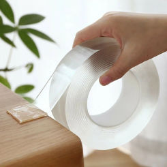 1Pcs Adhesive Tape Double-sided Nano PU Tape Removable Gel Non-marking 3 Meters For Kitchen Utensils Home Car Decoration