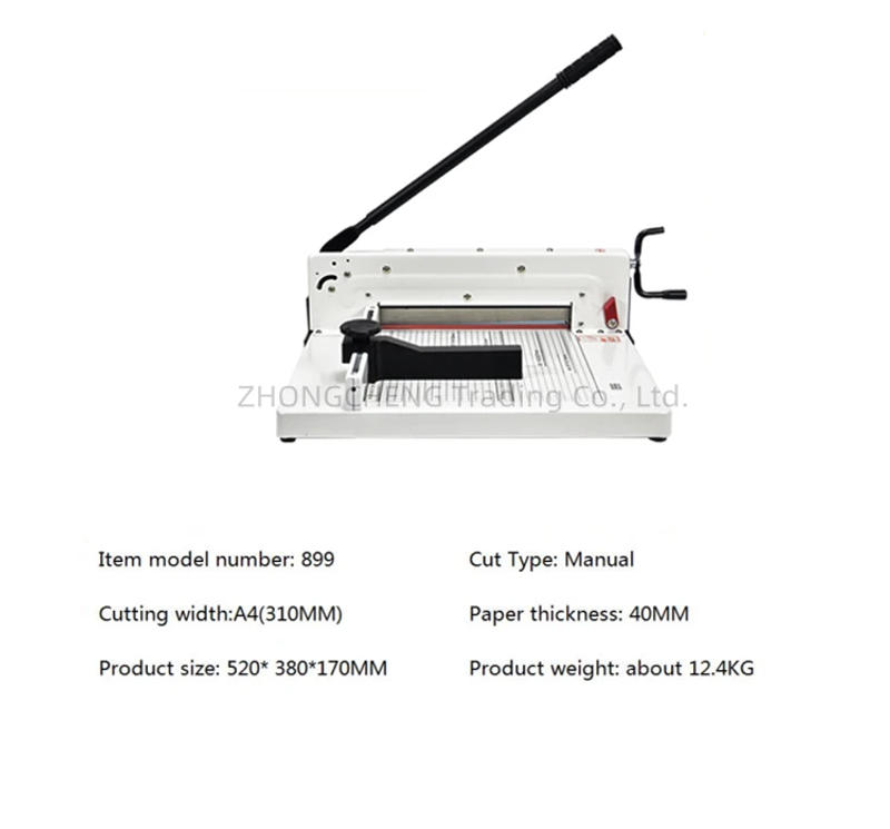 Description Picture 4 of itemA4(310MM) Manual Paper Cutter large blader a push cardboard 878 thick photo cutting paper cutter paper pusher