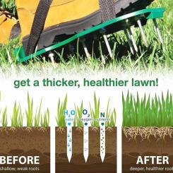 Lawn Aerator Shoe Garden Lawn Nail Shoes Loose Soil Grass Cultivator Scarification Nail Tool Self-Leveling Epoxy For Yard Garden