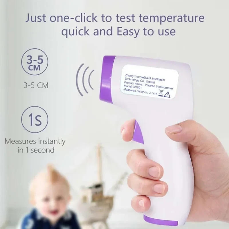 Description Picture 2 of itemDigital Infrared Forehead Thermometer Fever Contactless Clinical Electronic Medical Baby Non Contact Temperature Meter Adult