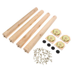4 Sets Couch Leg Furniture Feet Wood Table Leg For Sofa Cabinet Tea Table