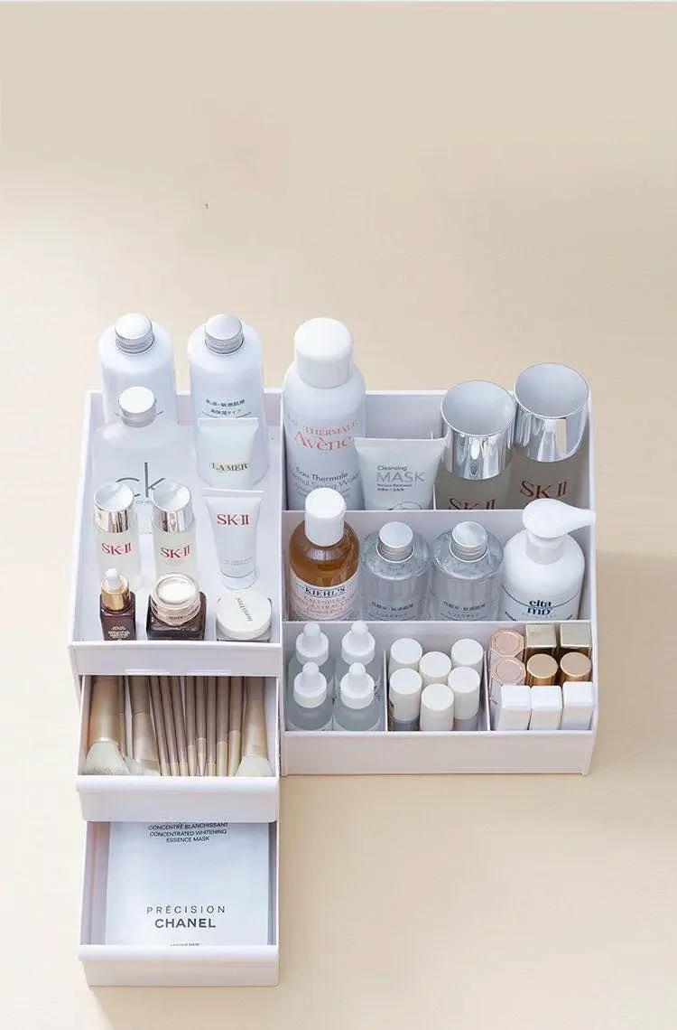 Description Picture 5 of itemLarge-capacity Cosmetic Storage Box Storage Makeup Organizer Jewelry Nail Polish Organizers Bathroom Plastic Organization Home