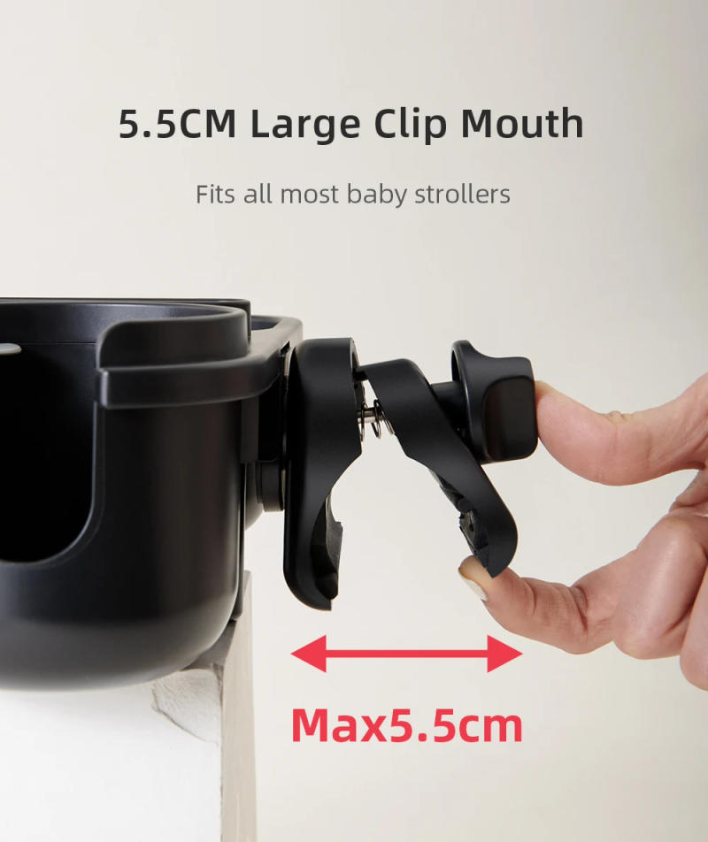 Description Picture 6 of itemSunveno 3in1 Multifunctional Baby Stroller Cup Holder with Phone/Snack Holder Universal Bottle Holder Stroller Accessories