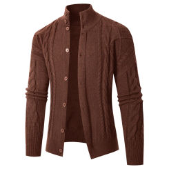 Men's coat Autumn winter large size loose fashion lapel sweater with thick thick needle cardigan sweater men's sweater