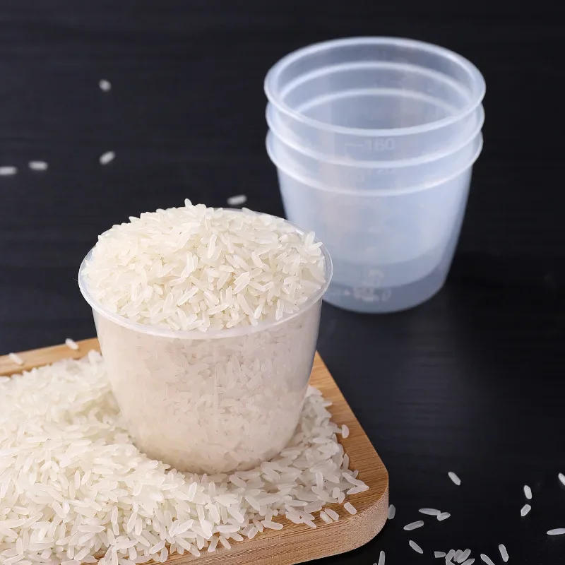 Description Picture 5 of item1Pcs Food Grade PP 160ml Rice Measuring Cup Kitchen Supplies Transparent Plastic Measuring Cups