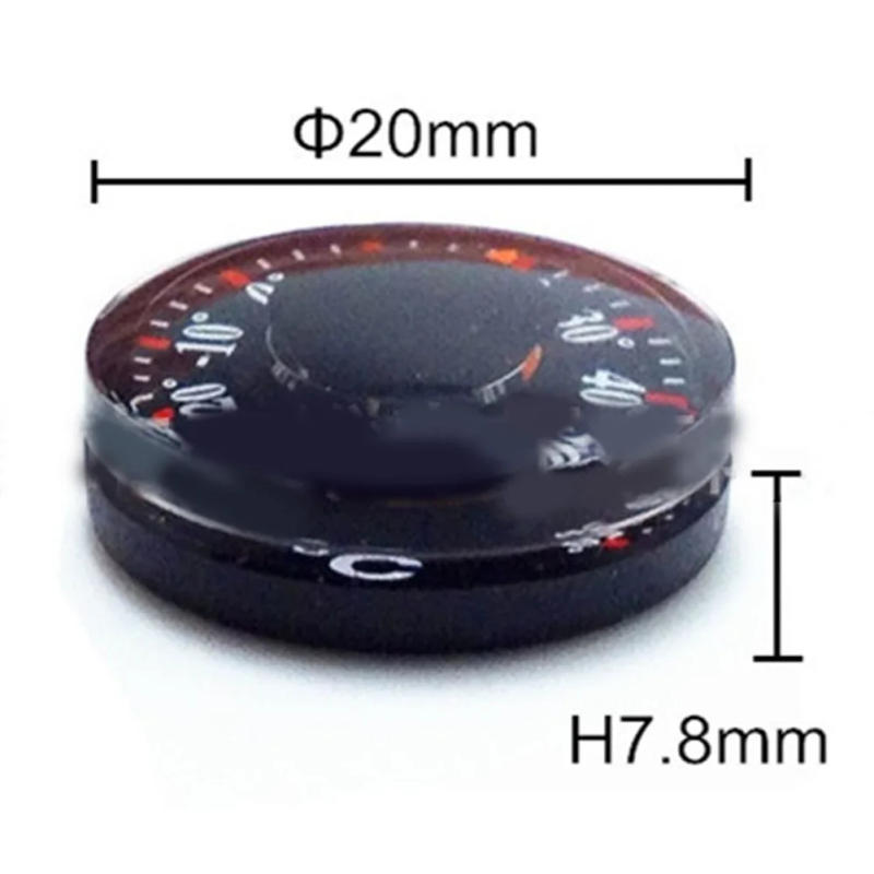 Description Picture 6 of itemHigh Precision Thermometer Plastic Round Temperature Gauge Double Temp Monitor Test Fitting For Household Auto