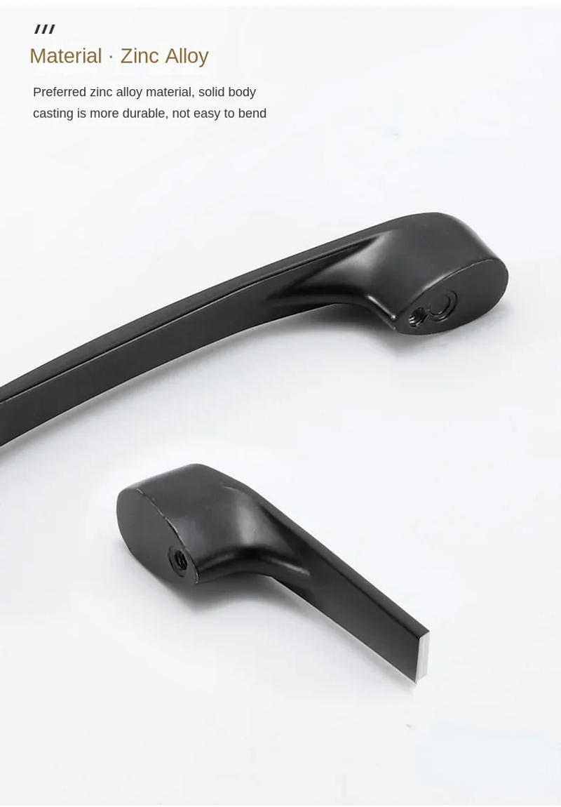 Description Picture 3 of itemEuropean Style Matte Gold Cabinet Handles Solid Aluminum Alloy Kitchen Cupboard Pulls Drawer Knobs Furniture Handle Hardware