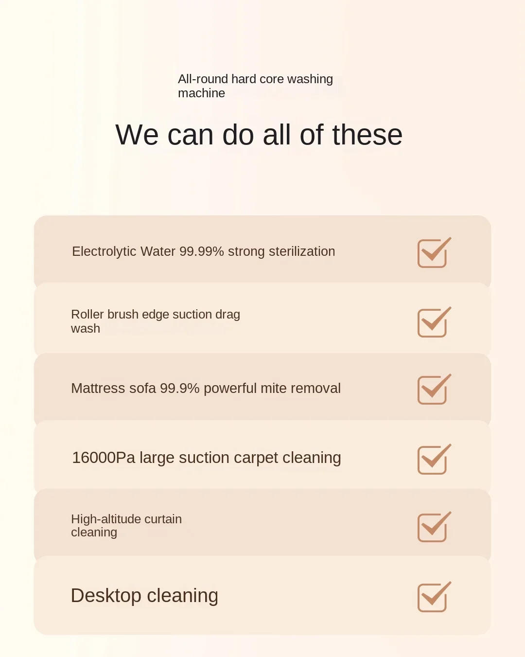 Description Picture 3 of itemDREAME H12SMix Washing Machine Suction, Drag and Sweep Integrated Household Appliances Mite Removal Vacuum Cleaner Automatic Mop