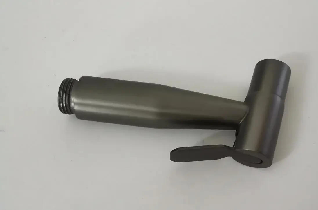 Description Picture 5 of itemGunmetal gray Bidet Sprayer Douche Toilet Kit brushed gray BrassShattaf Shower Head Copper Valve Set Jet Bidet Faucet GD12