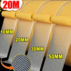 20/5M Strong Double Sided Cloth Base Tape Translucent Mesh Waterproof Super Fixation Traceless High Viscosity Carpet Adhesive