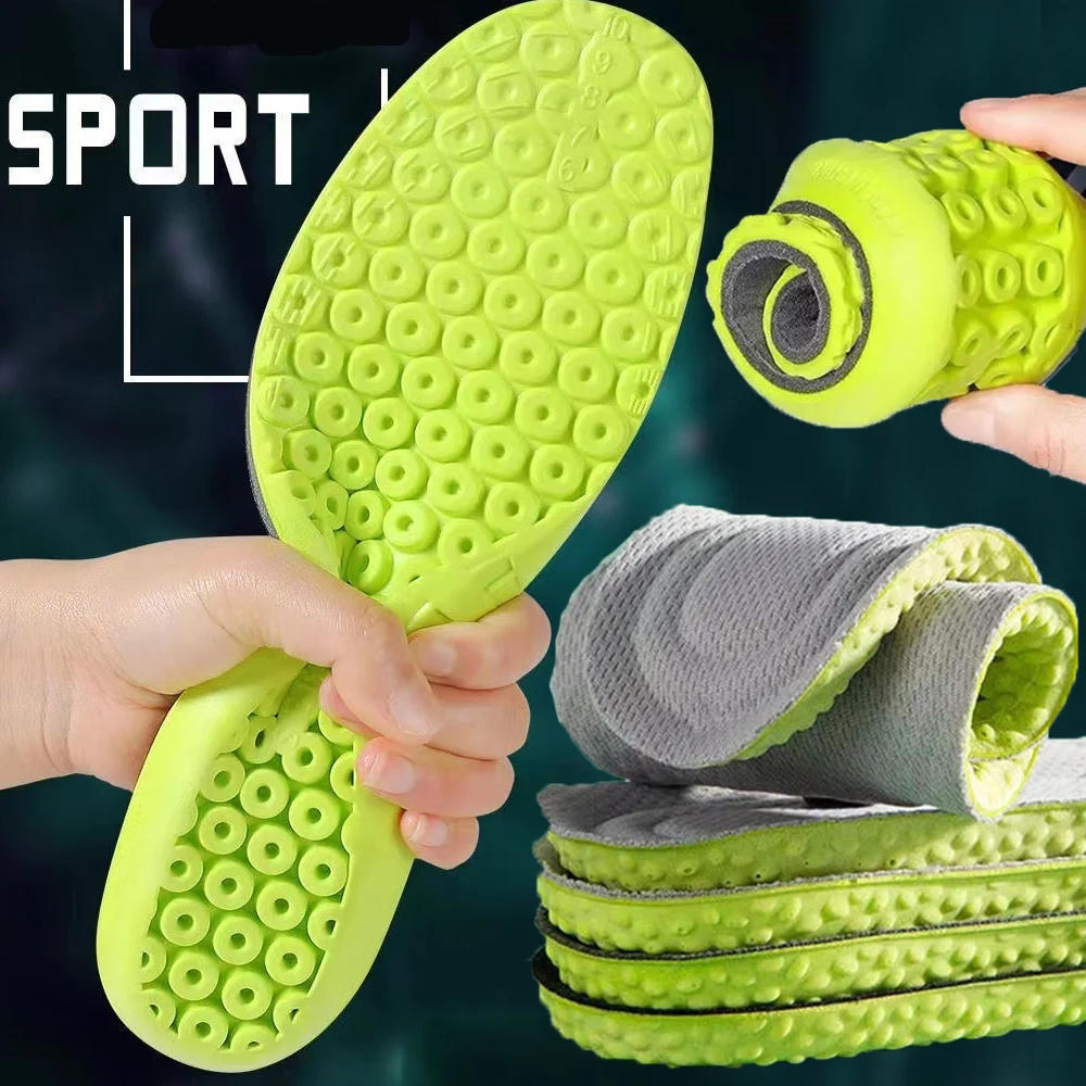 Description Picture 3 of item2/4Pcs Sport Insoles Shoes Men Women Memory Foam Insole Soft Mesh Breathable Deodorant Running Shoe Pad Orthopedic Sole Cushion