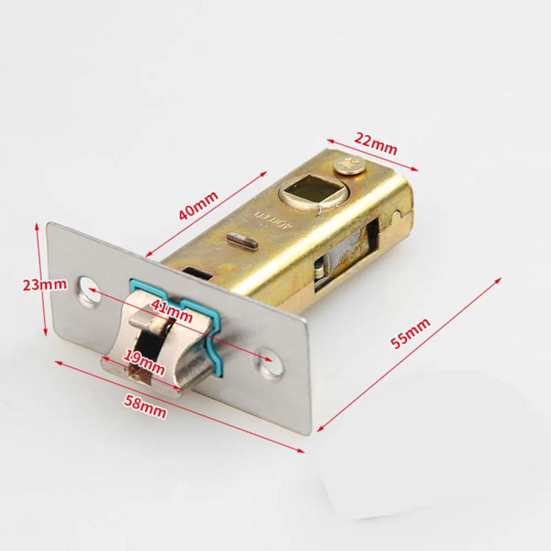 Description Picture 6 of itemDoor Lock Core Lock Tong Tubular Latch Internal Bolt Catch Lock Tongue Lockcase Fitting Bathroom Insert Core Hardware