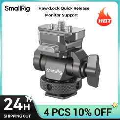 SmallRig Monitor Mount HawkLock Quick Release Monitor Support with H21 Cold Shoe Adjustable Mount Load 2.3kg with NATO Rail 4888
