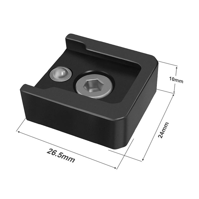 Description Picture 6 of item1 Piece Hot Shoe Adapter 1/4 Screw Safety 360 Rotatable New For DSLR Camera Rig Mic Monitor Flash Light Cold Shoe Mount ,Type A