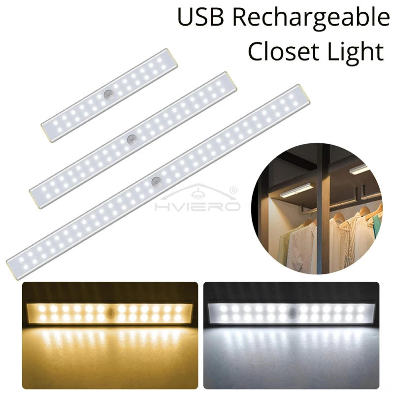 Description Picture 4 of itemCabinet Night Light Wireless LED USB Charging PIR Motion Sensor Lamp Cupboard Kitchen Smart Perception Closet Stairs Bookcase