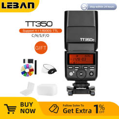 Godox TT350C TT350S TT350N TT350O TT350F TT350P Mini Portable Flash TTL HSS Speedlite For Sony Nikon Canon Olympus Fuji Pentax