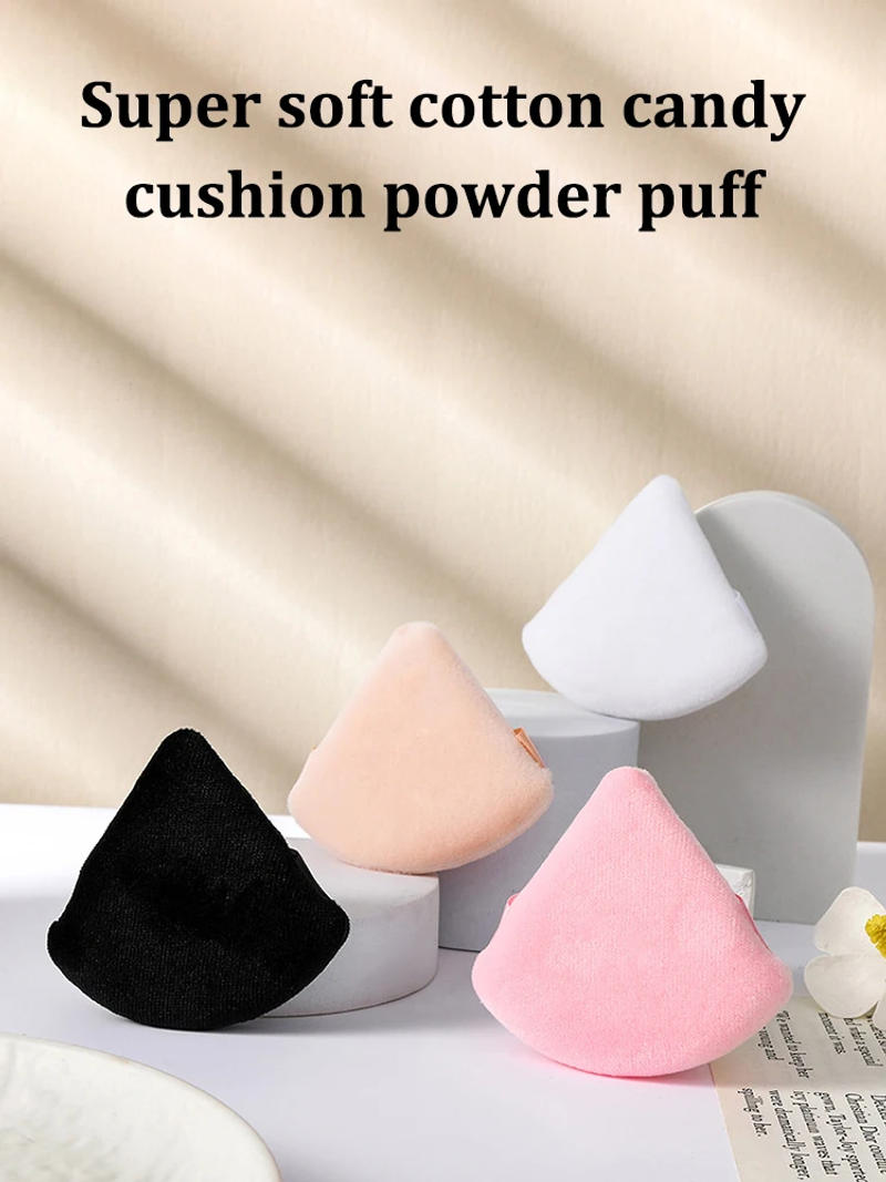 Description Picture 4 of itemTriangle Powder Puff Face Makeup Sponge Soft Triangle Powder Puffs for Loose Powder Body Powder Cosmetic Foundation Sponge Pack