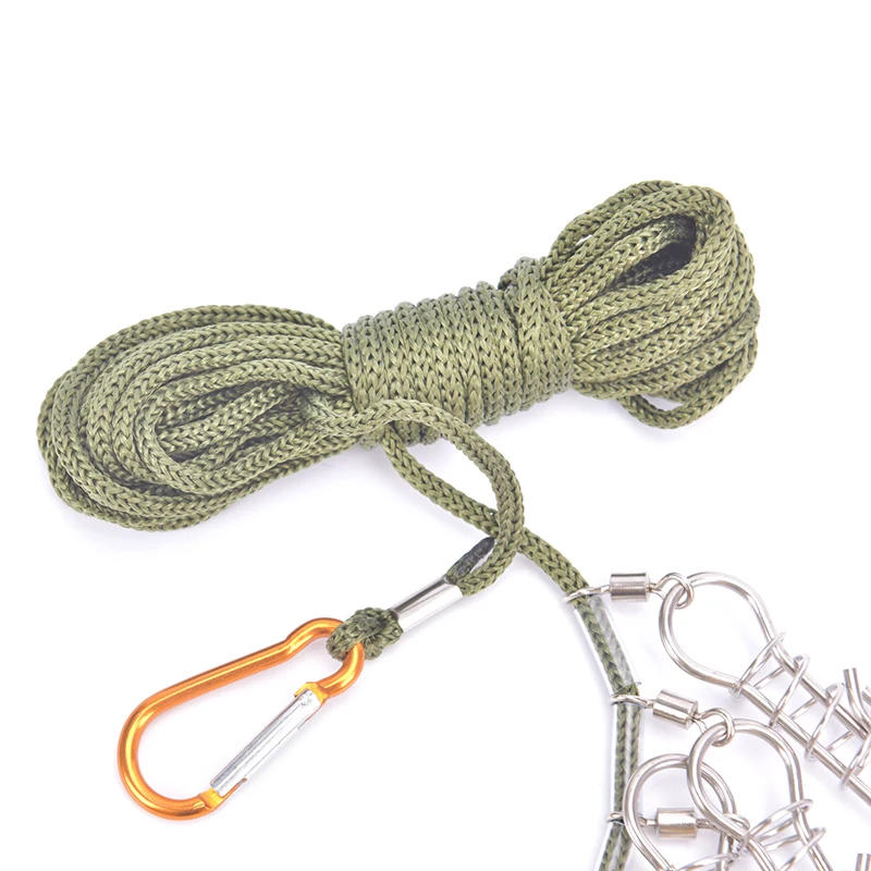 Description Picture 6 of itemFishing Lock Buckle Fishing Snaps Chain Stringer With Float Live Fish Lock Belt