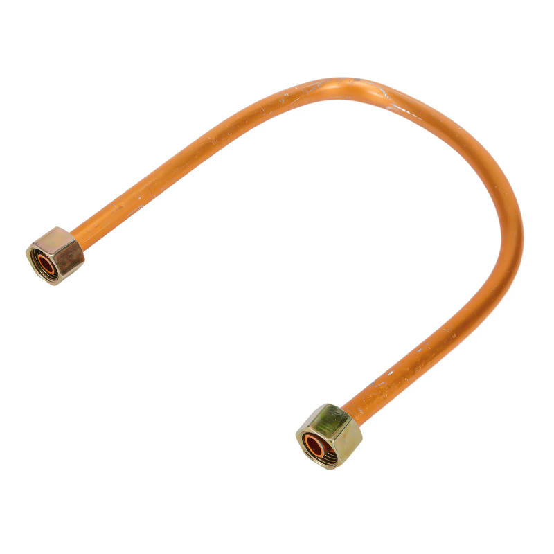 Description Picture 6 of item450mm For Air Compressor Exhaust Tube Copper Tone G3/8\" Thread Standard Pneumatic Air Pipe Oil Pump Spare Parts Replacement