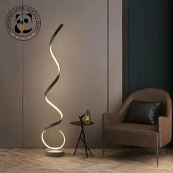 Modern Minimalist Floor Lamp Art Strip Luminaria Bedroom Bedside Living Room Kitchen Study Hallway Home Decor LED Lights Fixture