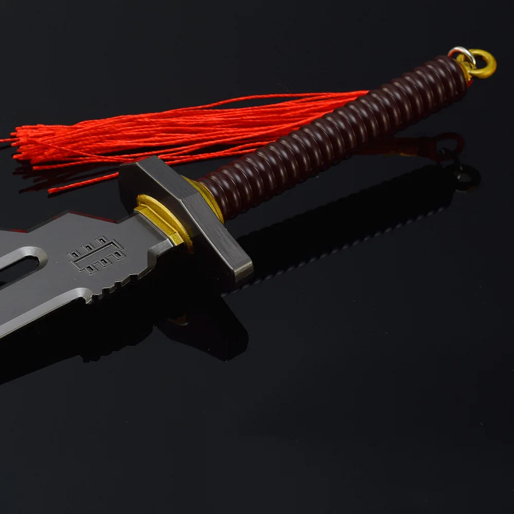 Description Picture 6 of item20cm Jujutsu Kaisen Katana Metal Fushiguro Toji Sword Real Ninja Knife Yuta Iron Japanses Samurai Katana Kid Toys Anime Gifts