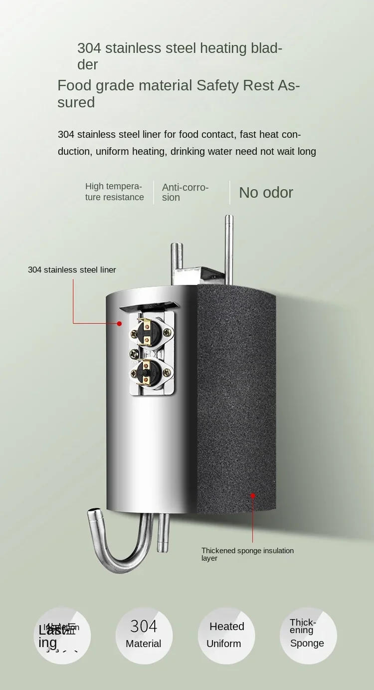 Description Picture 4 of itemWater dispenser compressor refrigeration vertical double door with refrigerated ice warm home office multi-purpose 220V