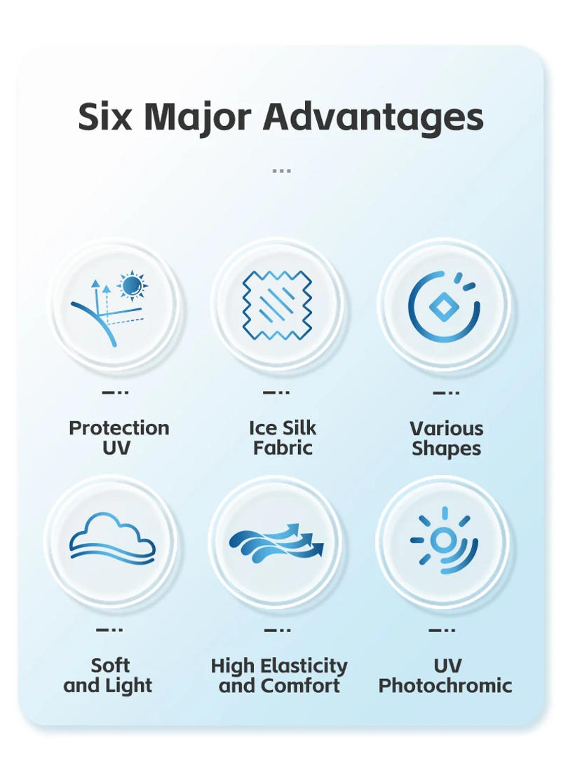 Description Picture 3 of itemWEST BIKING Summer Breathable Cycling Caps UV Photochromic Pattern UPF 50+ Sun Protection Ice Silk Balaclava Cooling Sport Gear