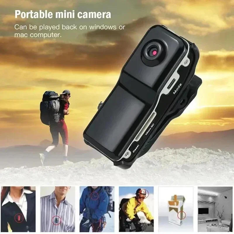 Description Picture 3 of itemIconic Brand MD80 Portable Security Camera Digital Camcorder Small Sports Car DV Wireless Aerial Action Camera For Home And Office