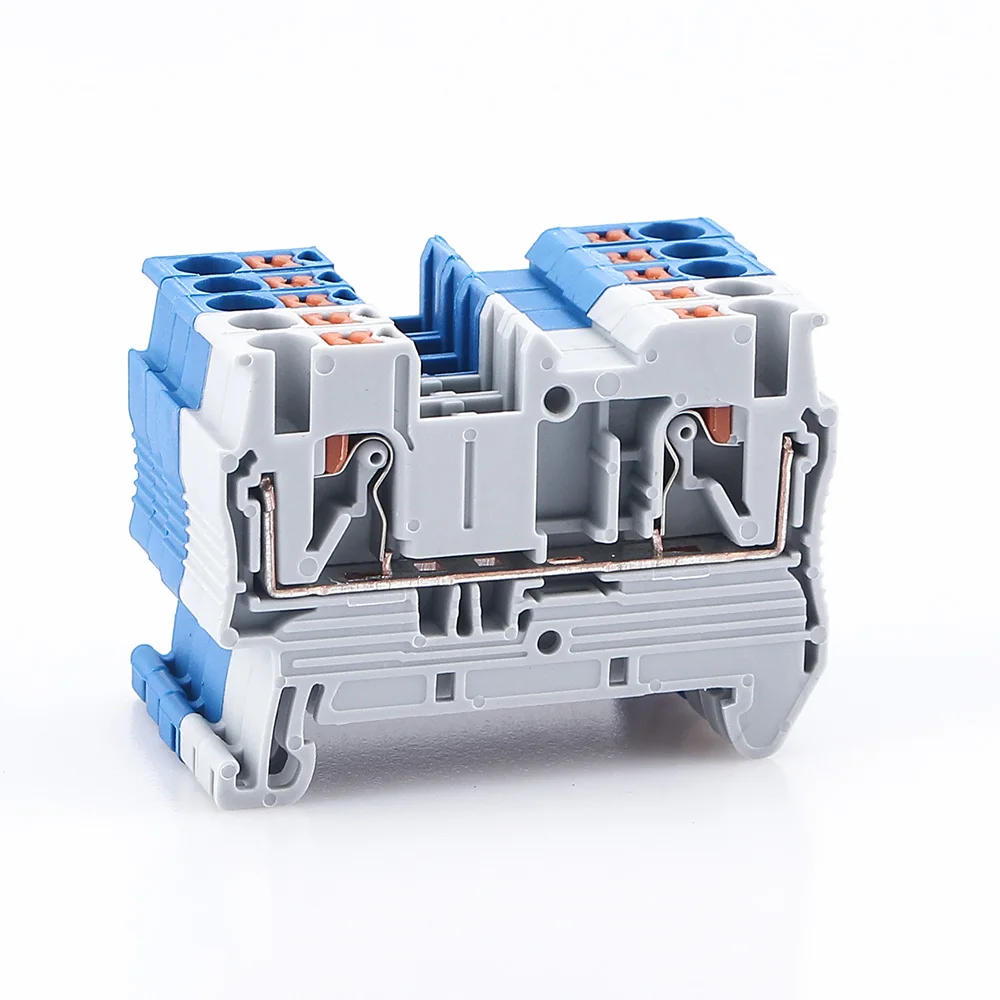 Description Picture 4 of item10Pcs USLKG-2.5N PE Din Rail Terminal Blocks Ground Universal Connector Screw Wire Conductor USLKG2.5