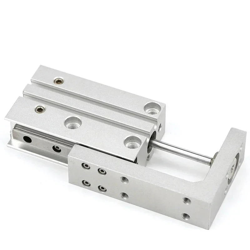 Description Picture 2 of itemMXH/HLH Rail Cylinder MXH6 MXH10 MXH16 MXH20 SMC Type Precision Pneumatic Cylinder Linear Side Rail Guide Rod Cylinder MXH6-10