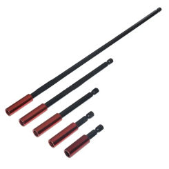 1/5pcs Quick Release Bit Holder 1/4" Hex Screwdriver Drill Bit Holder Long Handle Screwdriver Tip Holder For Screw Bits 50-300mm