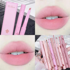 5 Colors Matte Lip Liner Lipstick Waterproof Lasting Plump Velvet Lip Tint Natural 3D Outline Lips Line Pen Cosmetic For Woman