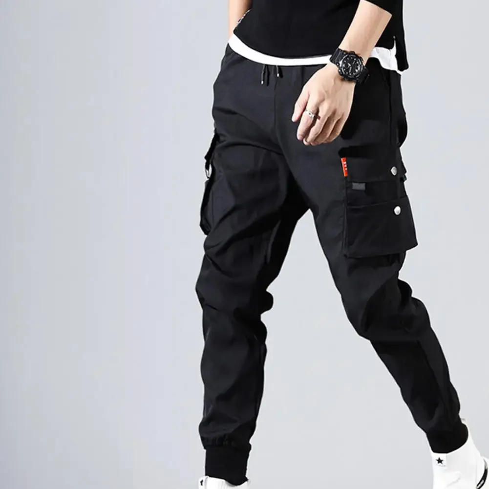 Description Picture 3 of itemMen Trousers Jogging unload Cargo Pants Casual Outdoor Work Tactical Tracksuit Pants 2021 Summer Thin Plus Size Men's Clothing