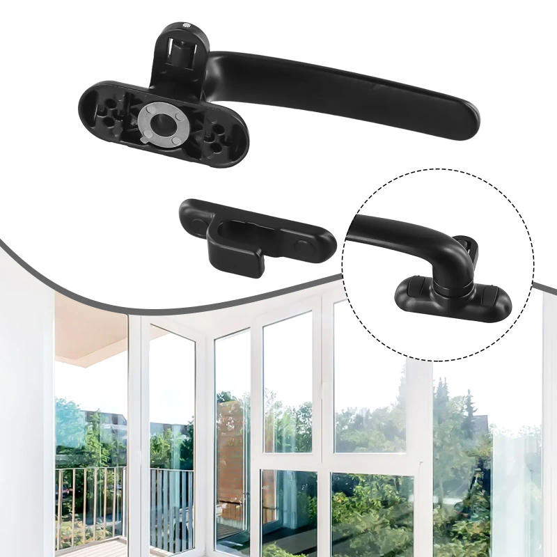 Description Picture 6 of item1pcs Aluminum Alloy Child Safe Security Window Door Sash Lock Anti-Theft Lock Safety Lever Handle Sash Latch Hardware