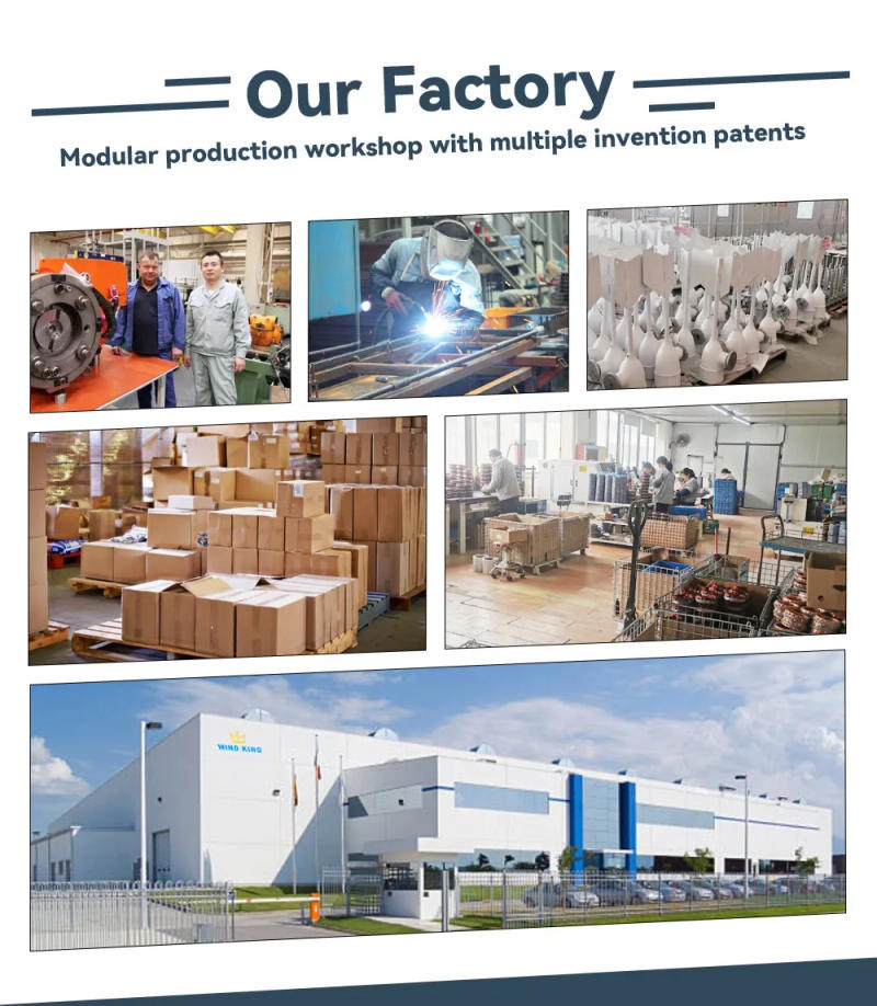 Description Picture 5 of itemWindKing 3000W Wind Turbine Generator 3 Blades Power 3kw 12V 24V Dynamo With Hybrid Solar Charger System For Farm RV Home Use