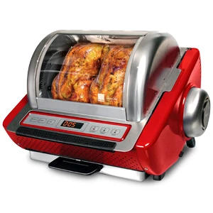 Description Picture 3 of itemShowtime EZ-Store Large Capacity Rotisserie & BBQ Oven, Digital Controls, Compact Storage, Perfect Preset Rotation Speed, Self-B